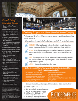 Partial List of Decorated Venues