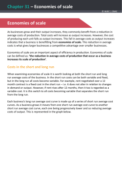 Economies of scale - Mrs Duguid`s Business Studies Site