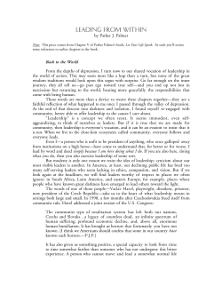 Leading from Within - Community Empowerment Fund