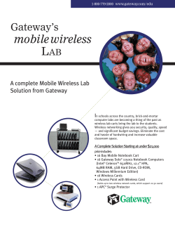 Sample mobile wireless lab