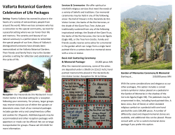 Brochure - Vallarta Botanical Gardens