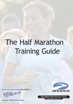 The Half Marathon Training Guide