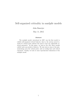 Self-organized criticality in sandpile models