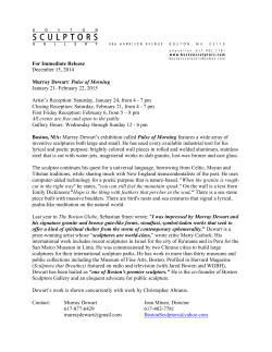 For Immediate Release December 15, 2014 Murray Dewart: Pulse of