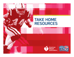 Take Home Resources - American Heart Association