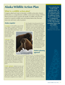 Summary of Alaska Wildlife Action Plan