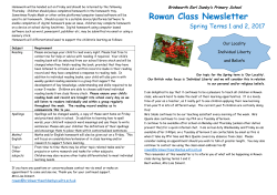 Newsletter Spring 2017 PDF File - Brinkworth Earl Danby`s CE