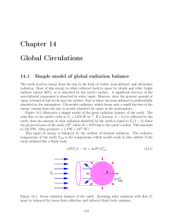 Chapter 14 Global Circulations