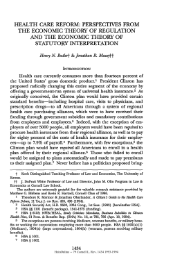 health care reform - Cornell Law School