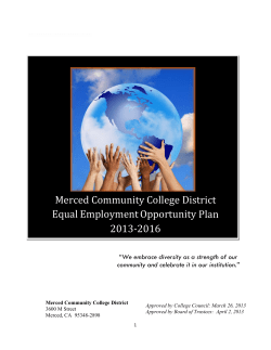 Equal Employment Opportunity Plan