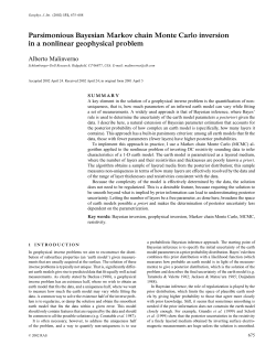 Parsimonious Bayesian Markov chain Monte