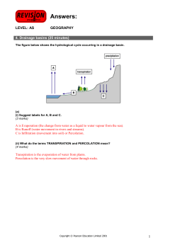 Drainage basins - Pearson Education
