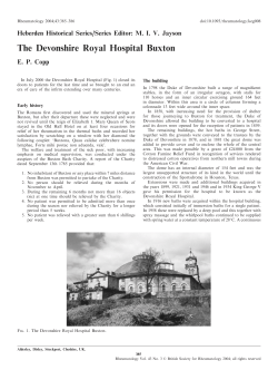 The Devonshire Royal Hospital Buxton