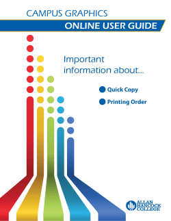 Online User Guide - Allan Hancock College