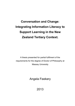 Conversation and Change: Integrating Information