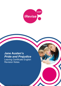 Jane Austen`s Pride and Prejudice