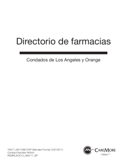 Directorio de farmacias