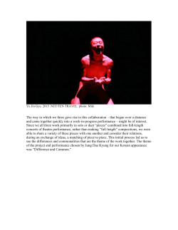 The way in which we three gave rise to this collaboration &ndash; that