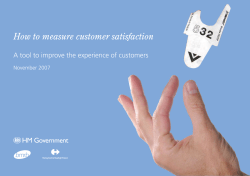 How to measure customer satisfaction