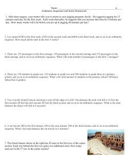 Arithmetic series word problems