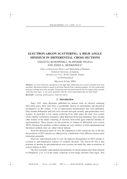 electron-argon scattering: a high angle minimum in differential cross