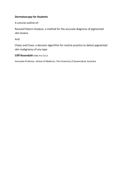 Dermatoscopy for Students