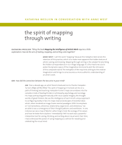 the spirit of mapping through writing
