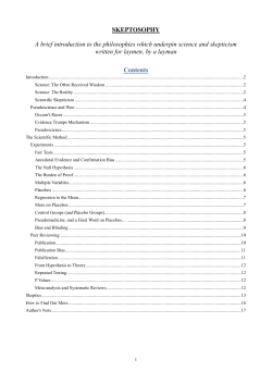 Skeptosophy - Antony Wootten
