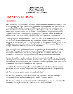 essay questions - New York State Board of Law Examiners