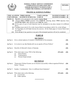 Political Science