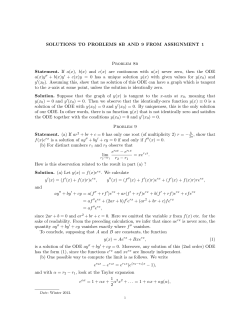 SOLUTIONS TO PROBLEMS 8B AND 9 FROM ASSIGNMENT 1