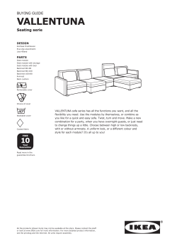 Buying guide VALLENTUNA