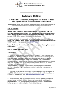 Bruising in Children