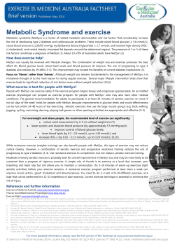 - Exercise is Medicine Australia