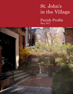 Parish Profile - St. John`s in the Village