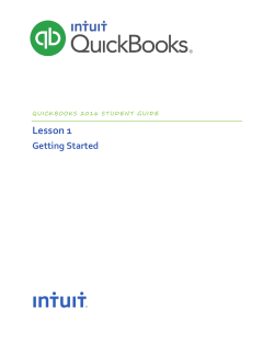 Lesson 1 &mdash; Getting Started