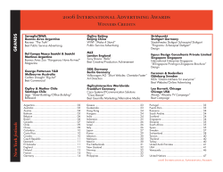 2006 International Advertising Awards