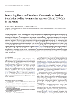 Interacting Linear and Nonlinear Characteristics Produce Population