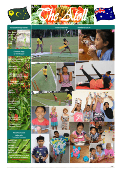 Cocos (Keeling) Islands Contents Page Isi Kandungan