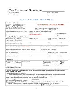 electrical permit application