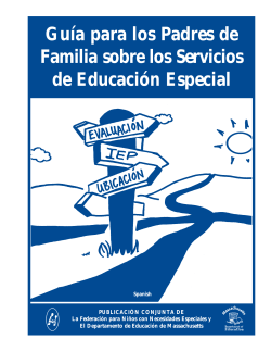 FCSN-DOE book spanish - Federation for Children with Special Needs