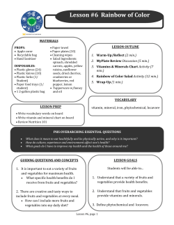 Lesson #6 Rainbow of Color