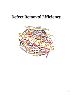 Defect Removal Efficiency Analysis - 400 Bad Request