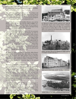 Fr. James Albers, OSB, who was instrumental in orchestrating the