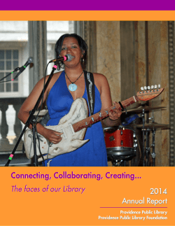 FY 2014 - Providence Public Library