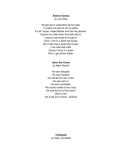 Selena Gomez by Izzy Kiley People don`t understand all the hate. It