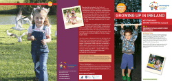 growing up in ireland - The Economic and Social Research Institute