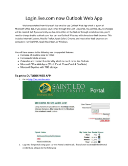 Login.live.com now Outlook Web App