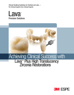 Lava&trade; Plus High Translucency Zirconia