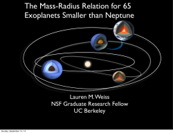 The Mass-Radius Relation for 65 Exoplanets Smaller than Neptune